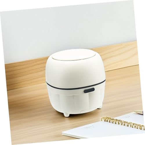 Caneca pequeña rectangular con tapa para escritorio miniatura 6