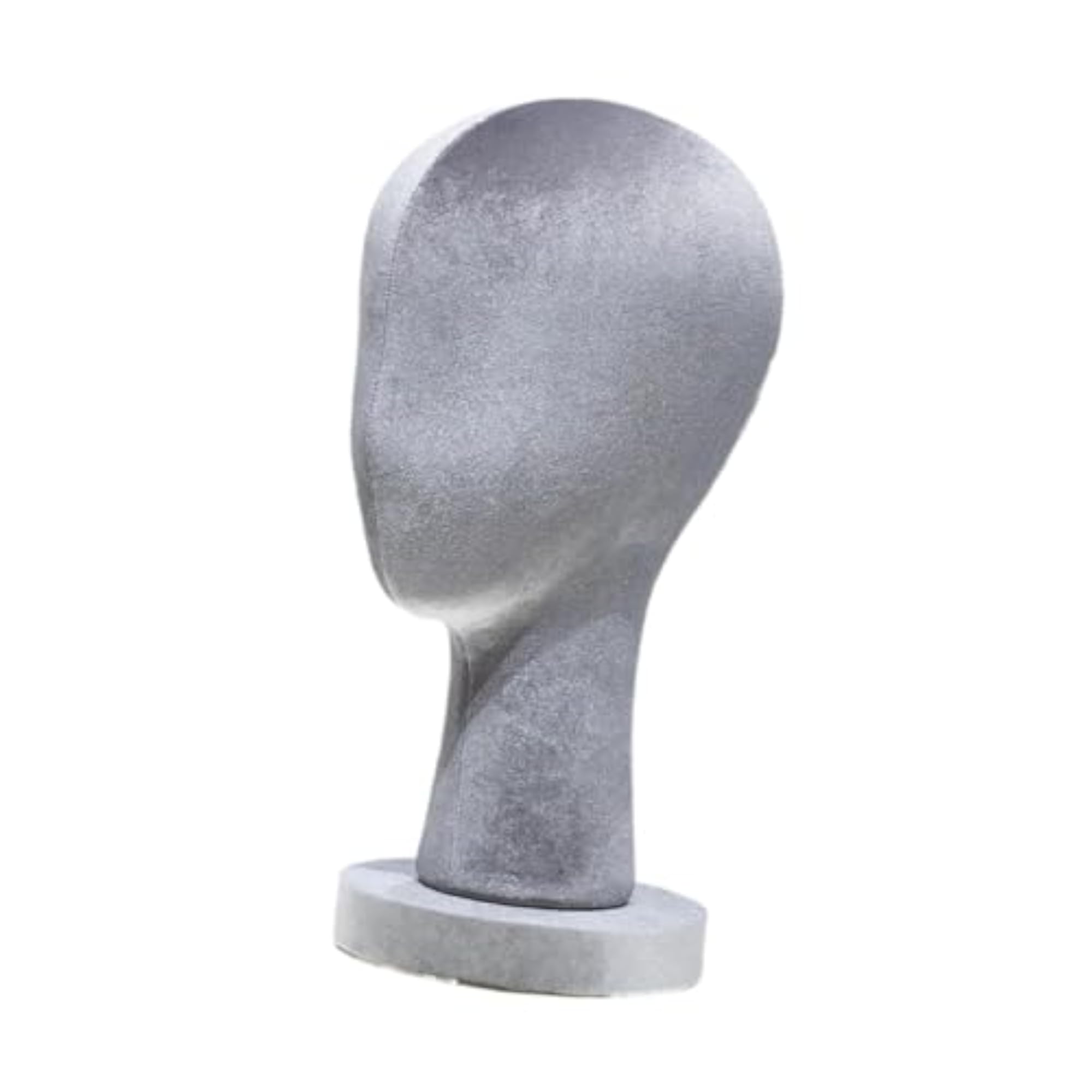 Mannequin Head Hat Holder for Styling Headdresses, Gray