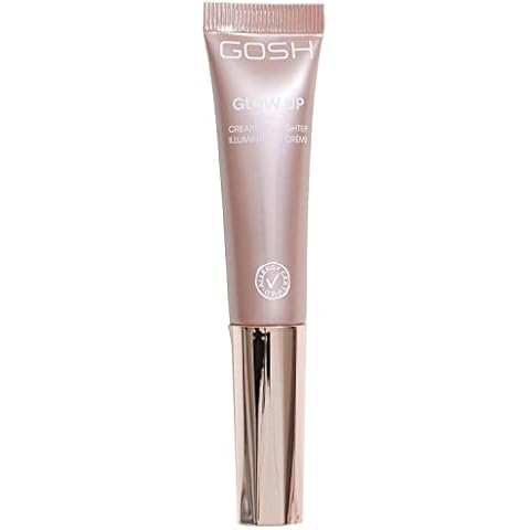 GOSH Cream Highlighter GLOW-UP I Liquid Highlighter für Gesicht & Körper I für definierte Gesichtszüge & sanfte Übergänge I Langanhaltender Creme-Highlighter I Vegan & allergiezertifiziert I 001 Pearl Cover