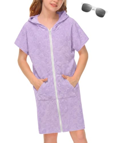 Image of BesserBay Boys Girls Swim Cover Up Terry Cloth Swimwear