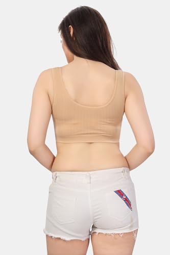 Image of Fabme Women's Seamless Skin Non Padded Full Coverage Bra
