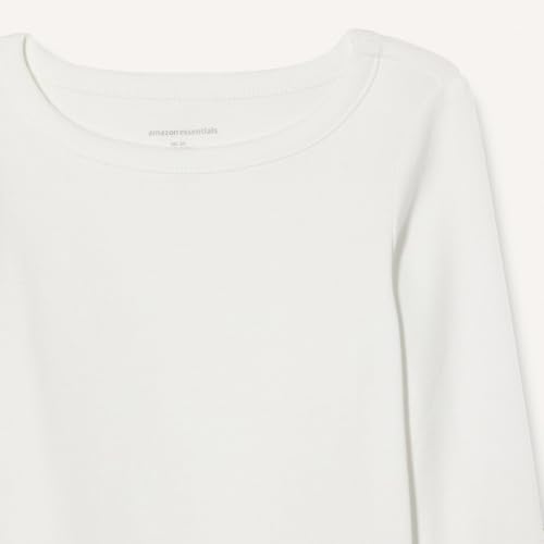 Image of Amazon Essentials Girls and Toddlers' Long-Sleeve Cropped Rib Top
