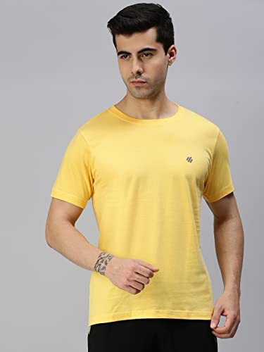 Image of ONN Men's Half Sleeves Round Neck 100% Cotton T-Shirt