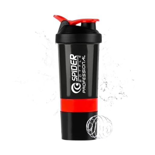 Protein Mixer Bottle Combo | Leakproof Gym Shakers | BPA-Free Sports Water Bottles-Red-image-28