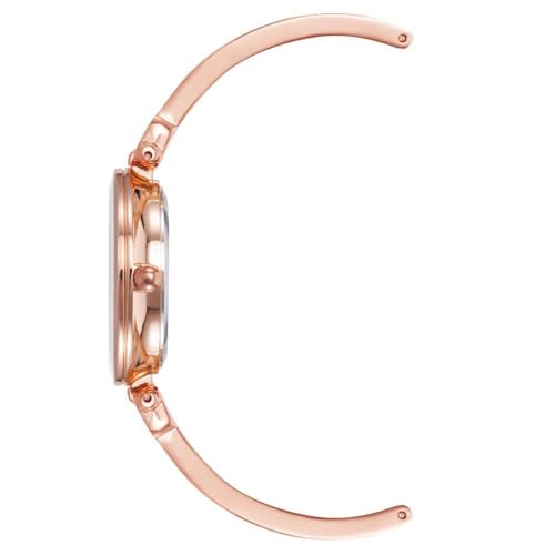 Anne Klein Women's Accented Bangle Watch and Bracelet Set, AK/3296