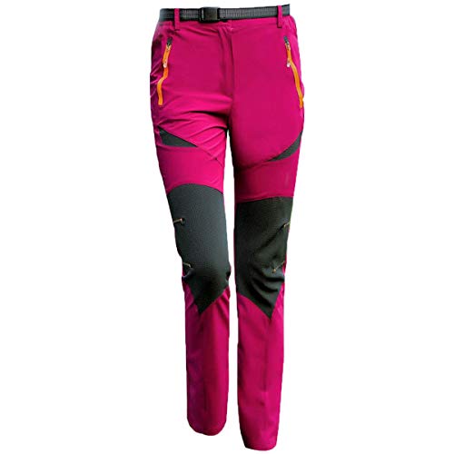 LY4U Pantalones de Senderismo al Aire Libre para Mujer Pantalones de Senderismo Transpirables de Secado rápido Ligeros