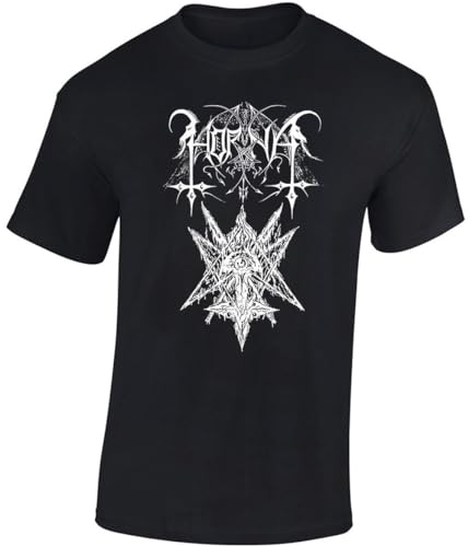 Photo de NAXVBEOD HORNA Perima T-Shirt azaghal Baptism tsjuder Clandestine Blaze nargaroth aosoth Black 3XL