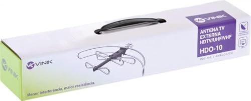 Antena Externa Digital Full Hd Para Tv - Hdtv/Uhf/Vhf - Hdo-10, Vinik, 23822
