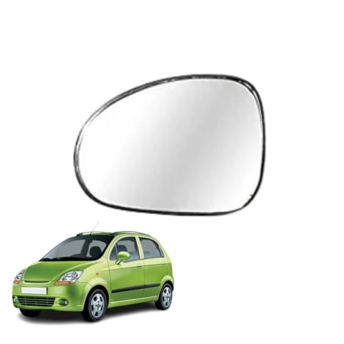 Image of Kylo Spark (2007-2017) Passenger Side (Left Side) Car Side Mirror Glass /Tukdi /Sub Mirror Plate