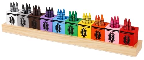Aymolas Crayon Organizer Crayon Holder for Back to School School Supplies