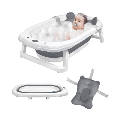 YARDIN 0-8 Jahre Alt Babywanne Faltbare Babybadewanne Badewanne Baby mit...