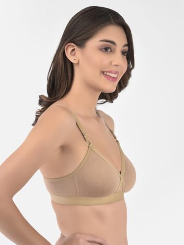 Image of Softline Women's Cotton Rich Wire-Free Non-Padded Balconette Bra Combo | Seamless, Breathable & Soft Fabric | Full Coverage & Everyday Comfort (Pack of 2)