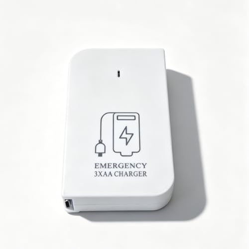 Cargador de emergencia para teléfono con baterías AA USB miniatura 6