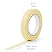 Amazon Basics Masking Tape, Pack of 3 Rolls, Beige, 0.7 inch x 180 feet