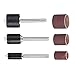 102 pcs Sanding Band Sand Drum Rotary Abrasive Sanding Ring Grinding Polishing Tool for Various Crafting Industries