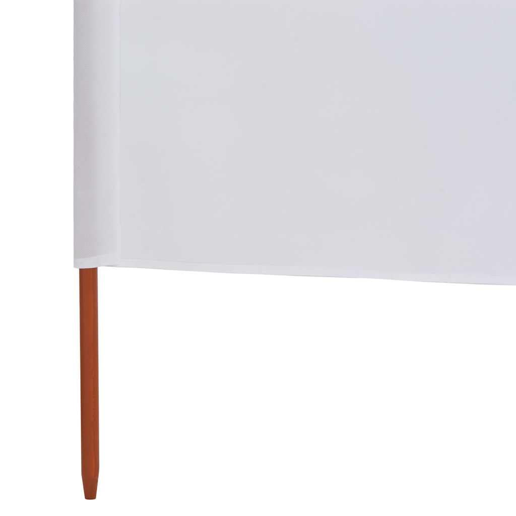 Paravientos de Playa de 3 Paneles Tela Blanco Arena 400x160 cm,Casa y jardín,Jardín,Artículos de Exterior,Sombrillas,3.98kg-47148