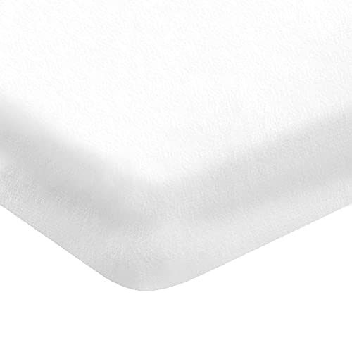 Drap housse pur coton blanc 90x200 cm Homemania, literie de qualité supérieure