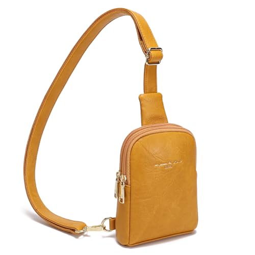 Image of INICAT Lightweight Small Crossbody Sling Bag for Women | Mini Travel Purse,Multi-pocket with Card Slots,Durable Vegan Leather,Everyday Carry
