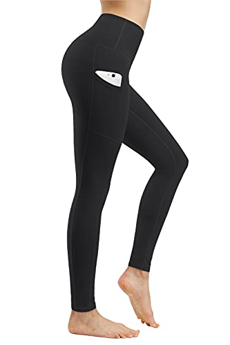 Image of Fengbay High Waist Yoga Pants, Pocket Yoga Pants Tummy Control Workout Running 4 Way Stretch Yoga Leggings