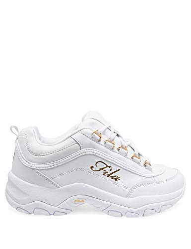 Fila Strada G - Zapatillas para mujer, color dorado, color Blanco, talla 41 EU