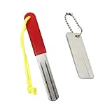 Mirhua フックシャープナー ダイヤモンドヤスリ 釣り針研ぎ器 2点セット 研ぎ器 研削 針研ぎ シャープナー 二重溝 両面 削り器 携帯便利 釣り用品