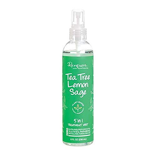 Renpure Tea Tree & Lemon Sage 5-in-1 Leave-in Treatment Mist, 8 fl oz (Pack of 2)