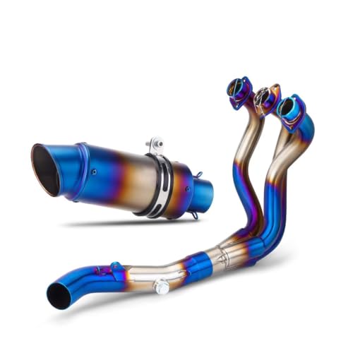 Silencieux d'échappement moto 51mm avec tuyau de liaison avant MT09 XSR900 2014-2020
