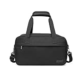Kono Mini Travel Duffel Under Seat Carry-On Sports Tote Gym Weekender Overnight Bag - Black