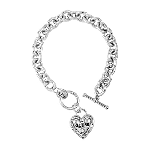 GUESS Logo Lock Charm Bracelet for Women Cover