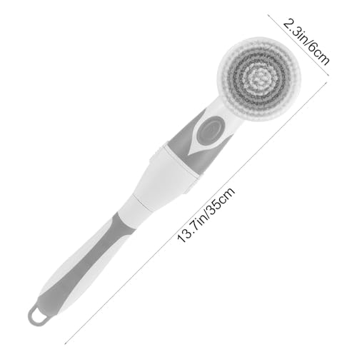 Brosse de bain électrique multifonction avec manche long en ABS