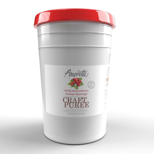 image for Amoretti - Wild Strawberry Craft Puree® 9 lbs - Perfect for Brewing, 