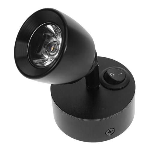NUOBESTY Led Wall Mount Bedside Lamp 1 Set Simple Design Warm Light Soft and Comfortable Ideal for Bedroom and Study