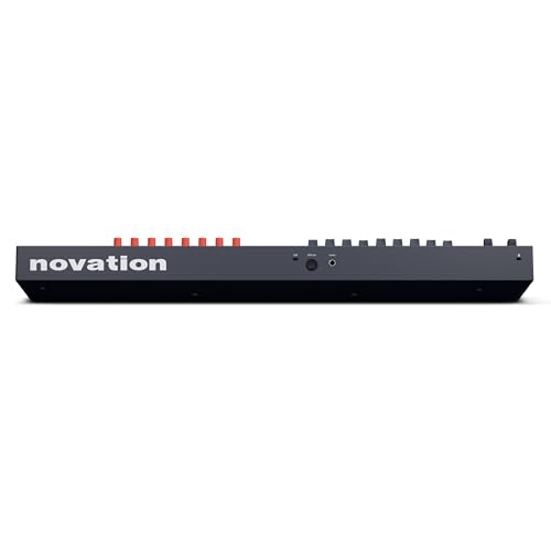 Image of Novation FLkey 2 49 USB MIDI Controller Keyboard | USB-C, 49 Semi-Weighted Keys, 16 Pads, Faders, 8 Encoders, Pitch /Mod Wheels, OLED Display, Scale Mode, Zones, 5-Pin MIDI Out