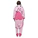 ZKomoL Pyjamas Onesies Cosplay Erwachsene Unisex Tiere Halloween Kostüm Kleid Loungewear, Tigermuster, Medium… (Rosa Stich, M)