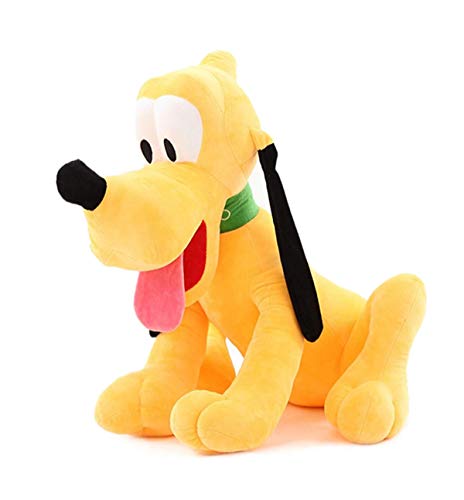Image of Tickles Cartoon Pluto Stuffed Soft Plush Animal Toy Birthday Gifts (Color: Yellow Size: 20 cm Small Size)