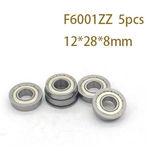 Roulements rigides à billes F6001ZZ avec collerette pour réduire les frottements axiaux