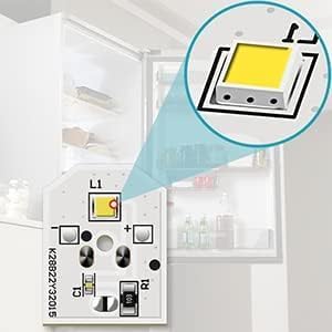 Miniatura 5 de WR55X11132 WR55X25754 - Luz LED para refrigerador GE, repuesto de luz LED, repuesto WR55X30602 WR55X26486 CWE23SP3MJD1 CWE23SP3MKD1 CWE23SP3MLD1