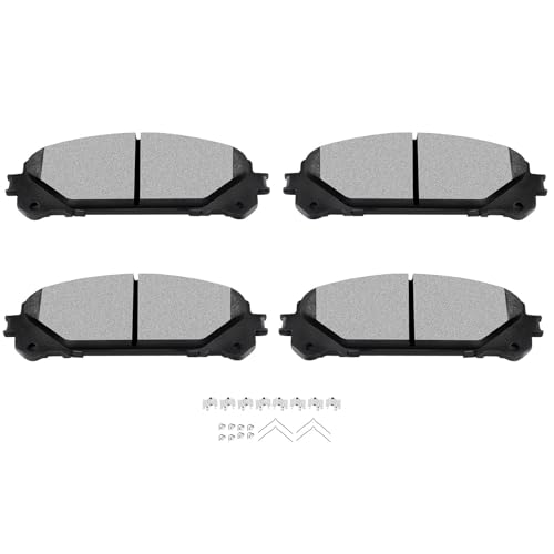 Image of SCITOO D1324 Front Ceramic Brake Pads Sets Fit For Lexus NX200t / NX300 / RX350 / RX350L,For Toyota Avalon 2020,For Toyota Camry 2020,For Toyota Highlander 2008-2019,For Toyota Sienna 2011-2020