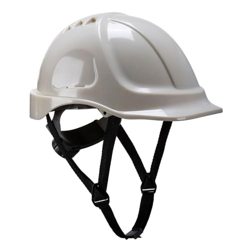 Portwest Endurance Glowtex Helmet, Color:White, Size:One Size, PG54WHR