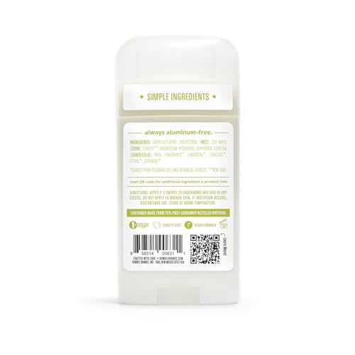 HUMBLE BRANDS Vegan Deodorant Sensitive Skin Trio with Palo Santo & Frankincense, Mountain Lavender, and Bergamot & Ginger, 2.5 Ounce (Pack of 3)