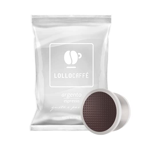 200 Capsule Lollo Compatibili Uno System Miscela Argento Espresso