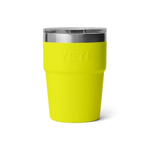 Image of YETI Rambler 16 oz Stackable Tumbler, Vacuum Insulated, Stainless Steel with MagSlider Lid | Stackable