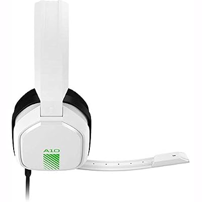 ASTRO Gaming A10 Wired Gaming Headset, Lightweight and Damage Resistant, ASTRO, 3.5 mm Audio Jack, for Xbox Series X|S, Xbox One, PS5, PS4, Nintendo Switch, PC, Mac- White/Green