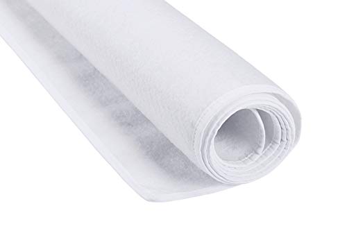 PHD Primera Filzschoner für Lattenrost 140x200 cm weiß, als schützende und atmungsaktive Matratzenunterlage | Matratzenschoner aus Nadelfilz (140 x 200 cm)