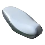 Motorrad-Kissenbezug, undurchlässig, Sonnenschutz, Leder, E-Pu, mit elastischer Randeinfassung, für Motorrad, Roller, Sitz