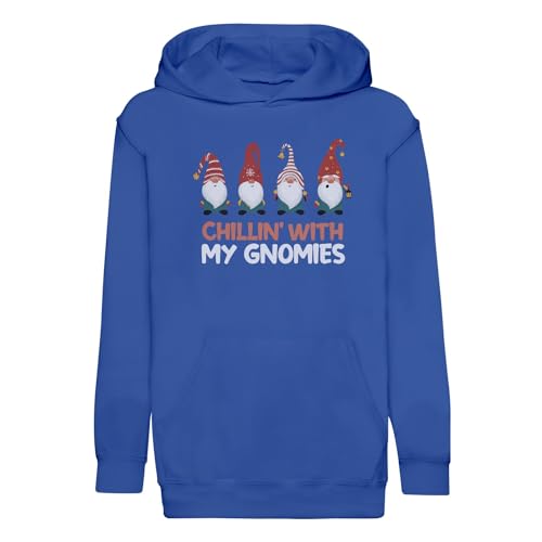 Sweat à capuche enfant Chillin Gnomies pull Noël hiver vêtement chaud premium