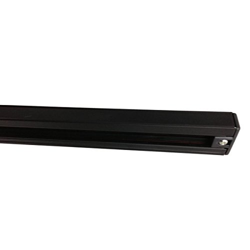 Rail Monophasé pour Spot LED 2m NOIR - Noir - SILAMP Cover