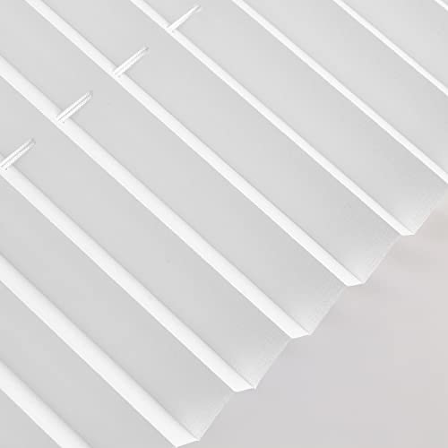 Plissee ohne Bohren Klemmfix 80x120cm(BxH) Weiß Jalousie Sonnenschutz Easyfix Faltrollo Lichtdurchlässig Rollo für Fenster & Tür – Bild 3