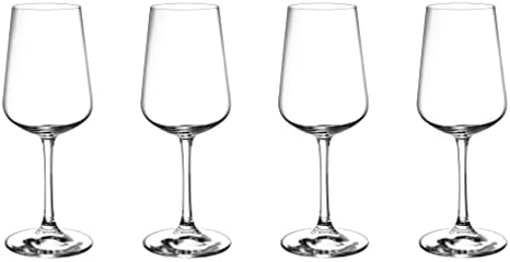 Villeroy & Boch Ovid zestaw kieliszków do białego wina, 4-cz., 380 ml, szkło kryształowe, można myć w zmywarce