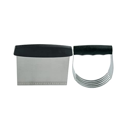 Kitchen 2 PC Baking Tool Set, Pastry Blender and Scraper